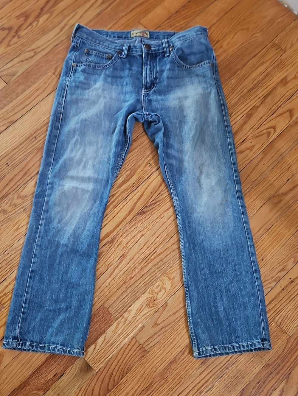 Wrangler Faded Blue Straight Men’s Jeans